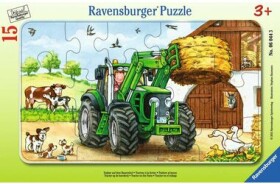 Ravensburger Traktor na statku 15 dílků