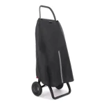 Rolser Poncho M černá / Pláštěnka na nákupní tašku / reflexní