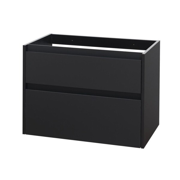 Mereo Opto, koupelnová skříňka 80 cm, černá CN941SN