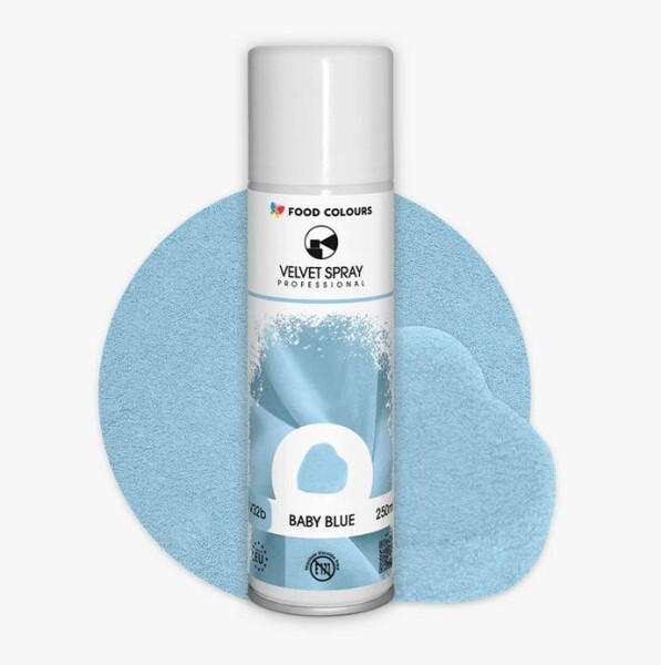 Food Colours sametový sprej Baby Blue (250 ml)
