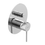 SAPHO - ULTRASAN podomítková sprchová baterie, 2 výstupy, chrom UT042V