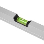 Vodováha hliníková, anodovaná, 200 cm / 0°, 90°, STALCO