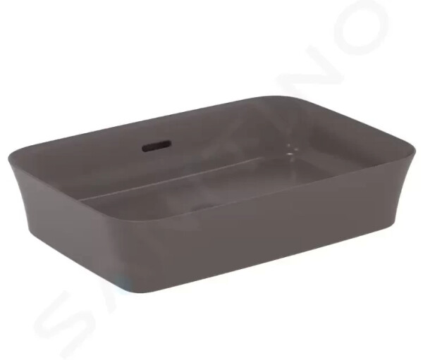 IDEAL STANDARD - Ipalyss Umyvadlo na desku, 550x380 mm, s přepadem, slate grey E2078V5