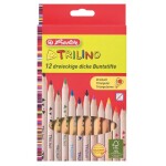 Trojhranné pastelky silné Herlitz Trilino 12ks