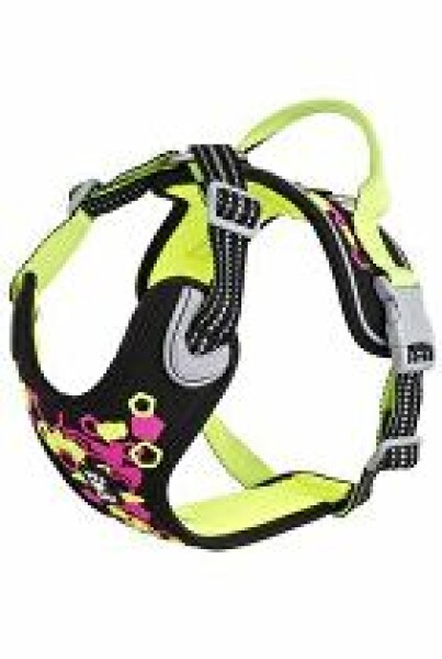 Postroj Hurtta Weekend Warrior neon 45-60cm