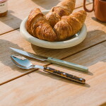 SABRE PARIS 4-dílná sada příborů Bistrot Brillant – Asparagus, zelená barva, kov, plast