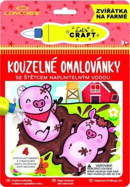 Concorde Kouzelné omalovánky - Zvířátka na farmě