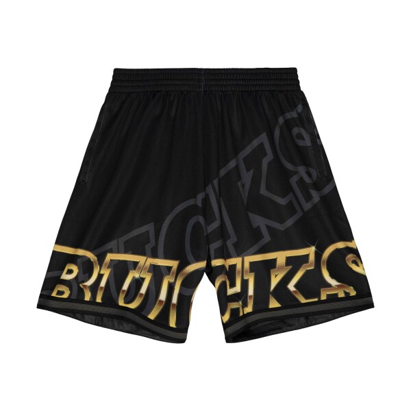 Mitchell & Ness Pánské kraťasy Milwaukee Bucks NBA Big Face 4.0 Shorts Velikost: M