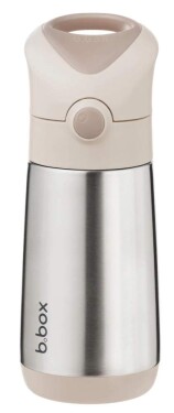 B.box 1339 Termoska na pití s brčkem 350 ml - béžová