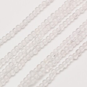 Přírodní křišťál - čirý - třída AA - ∅ 2 mm - 1 ks