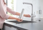 GROHE - Blue Home Dřezová baterie Connected, s chladícím zařízením a filtrací, chrom 31539000