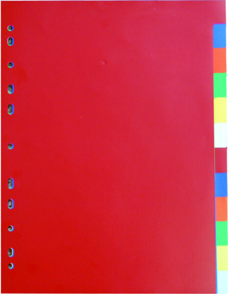 Rozdružovač PP A4, 2x6 barev PP 120my