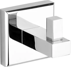 FALA Háček na župan Quad Chrom / Háček / Kovový chromovaný / 4x4 cm (TO-69311)