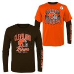 Outerstuff Dětské tričko Cleveland Browns NFL Game Day 3-in-1 Combo Shirt (YOUTH)