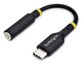 StarTech Adaptér USB-C na 3.5mm jack černá / Adaptér / TRRS / 12,7 cm (USBCAUDIO2)