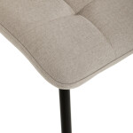 Jídelní židle, hnědá, látka, DCL-193 CAP2