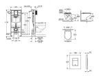 GROHE - Rapid SL Set předstěnové instalace, klozetu, sedátka SoftClose a tlačítka Skate Cosmopolitan, matný chrom SANI11BB2114