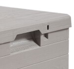 TOOMAX WOODYS zahradní plastový úložný box 90 L - světle šedá