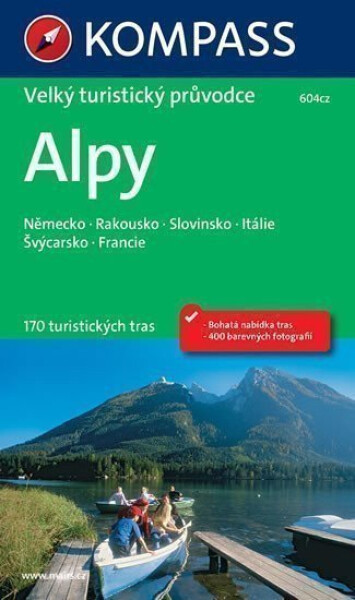 Alpy - Velký turistický průvodce 604cz