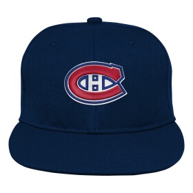 Outerstuff Dětská Kšiltovka Montreal Canadiens Logo Flatbrim Snapback