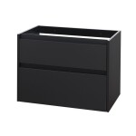Mereo Opto, koupelnová skříňka 80 cm, černá CN941SN