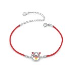 ELENYS Royal Fashion náramek Kočka Maneki Neko pro štěstí