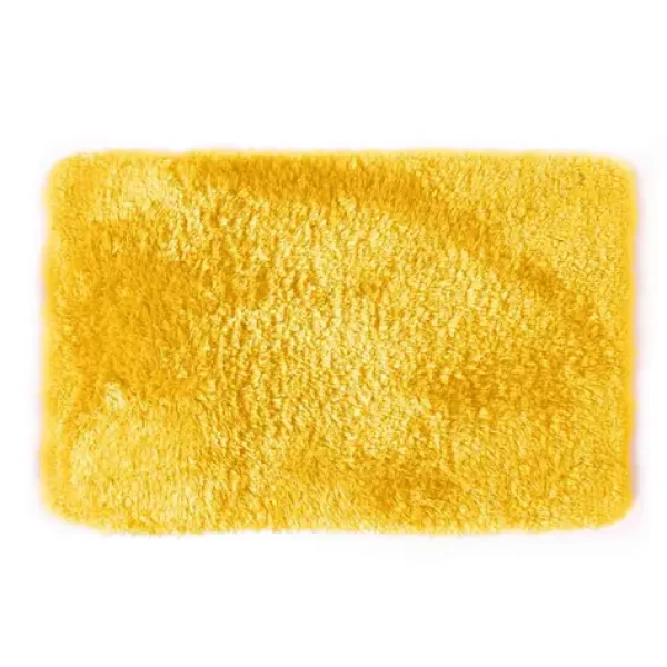 Spirella FINO koupelnová předložka 60 x 90 cm žlutá / mikrovlákno / protiskluzová