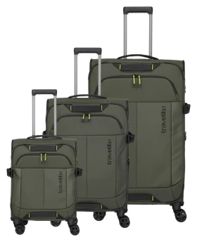 Travelite Briize S,M,L Khaki S: 33 l / M: 62/67 l / L: 86/92 L TRAVELITE-91040-86