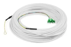 Digitus FTTH bílá / Optický kabel / LC/APC / Singlemode G.657.A2 / 4 vlákna / 30 m (DK-3904LCA-30)