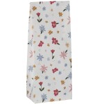 Ib Laursen Papírový sáček Flower meadow 30,5 cm – set 5 ks, růžová barva, multi barva, papír