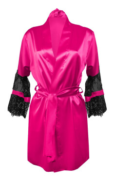 DKaren Housecoat Beatrice Dark Pink tmavě růžová