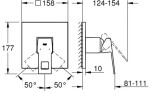 GROHE - Eurocube Sprchová baterie pod omítku, chrom 24061000