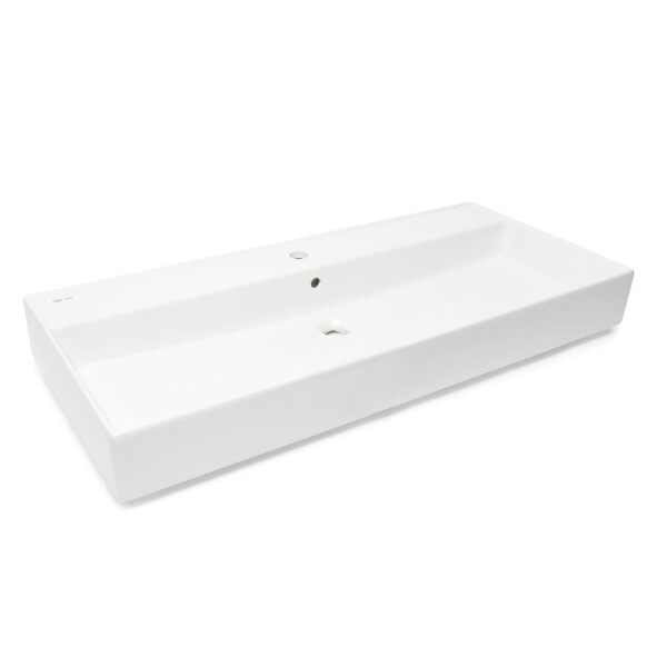 Umyvadlo SAT Infinitio 100,4x46,5 cm otvor pro baterii uprostřed SATINF10046 SATINF10046