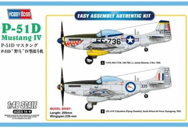 Hobby Boss P 51D Mustang IV 85806 1:48