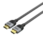 Unitek HDMI 2.1 LUX kabel opletený černá / Kabel HDMI / 8K 60Hz / 48 Gbit/s / ARC / 1,5 m (C11093RGY01-1.5M)