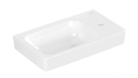 VILLEROY & BOCH - Architectura Umývátko 48x28 cm, bez přepadu, otvor pro baterii vpravo, CeramicPlus, alpská bílá 438649R1