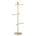 Bloomingville Kovový stojan na hrnky Dean 44 cm, krémová barva, kov