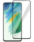 ESTUFF Tvrzené sklo Samsung Galaxy S21 FE 5G / Ochranné sklo / Temperované sklo / Plné nalepení (ES504087)