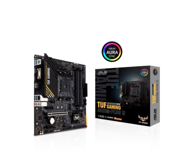 ASUS MB Sc AM4 TUF GAMING A520M-PLUS II, AMD A520, 4xDDR4, 1xDP, 1xHDMI, VGA, mATX EDF_431405