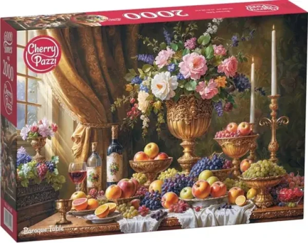 CHERRY PAZZI Puzzle Barokní stůl
