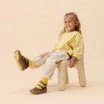 Affenzahn Low Boot Knit Happy Tiger Flexy celoroční