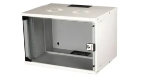 Equip ECO 540x400mm světle šedá / Nástěnná skříň / 19" / 7U / Skleněné dveře (EWM-07-5440-G)
