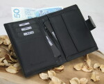 Pánská kožená peněženka Bellugio stylish man, černá