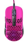 XTRFY M42 RGB růžová / herní myš / optická / 16000DPI / 6 tlačítek / RGB / 2 velikosti / USB / 1.8m (M42-RGB-PINK)