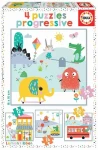 EDUCA Puzzle Lemon Ribbon 4v1