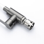 VELAZO - Kuchyňská baterie s flexibilním výtokem bílá / grafit VELAZ8105BW