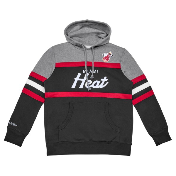 Mitchell & Ness Pánská mikina Miami Heat NBA Head Coach Hardwood Classics Hoodie Velikost: S