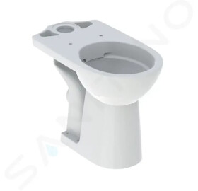 GEBERIT - Selnova Comfort WC kombi mísa, zadní odpad, Rimfree, bílá 500.486.01.7