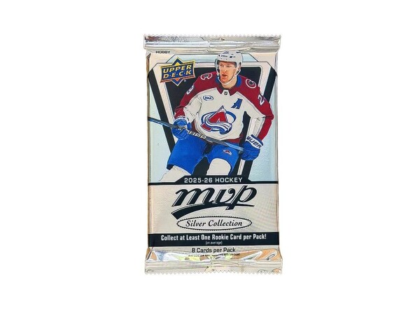 Hokejové karty NHL 2025-26 Upper Deck MVP Silver Collection Hockey Hobby Balíček