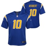 Nike Dětský dres Los Angeles Chargers NFL Justin Herbert #10 Color Rush Football Modrá (YOUTH)